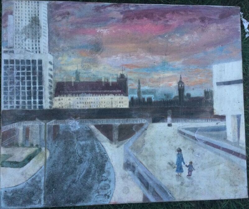 View from Hayward Gallery, London
