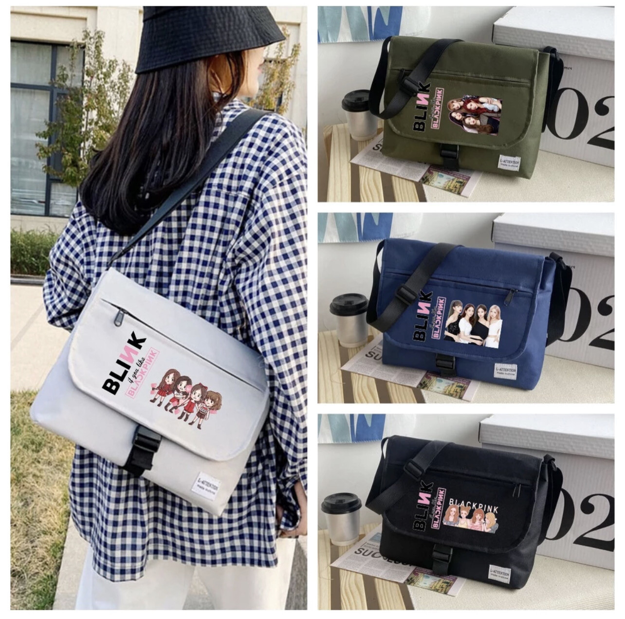 Fashion Korean Shoulder Bag Blackpink Bag Crossbody Bag Birthday Gift Messenger Bag