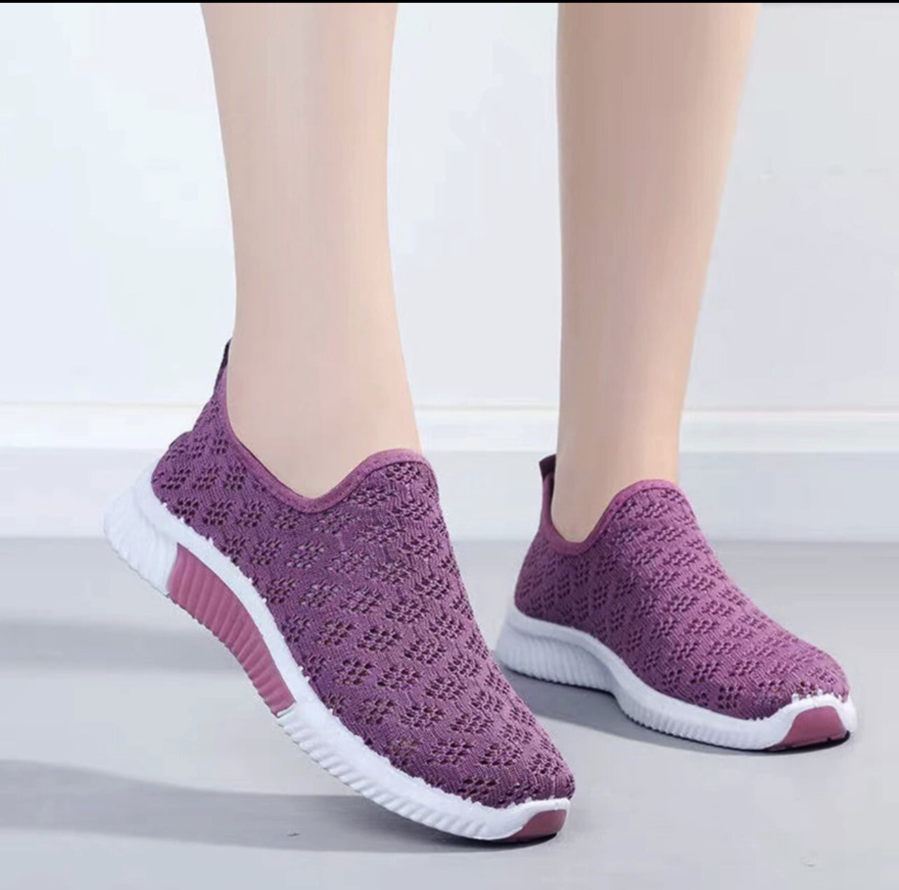 ￼Ready Stock MICOLE S181 Women&#39;s Casual Sneakers Outdoor Sports Shoes Travel Kasut Wanita Perempuan Girl Sneaker Women