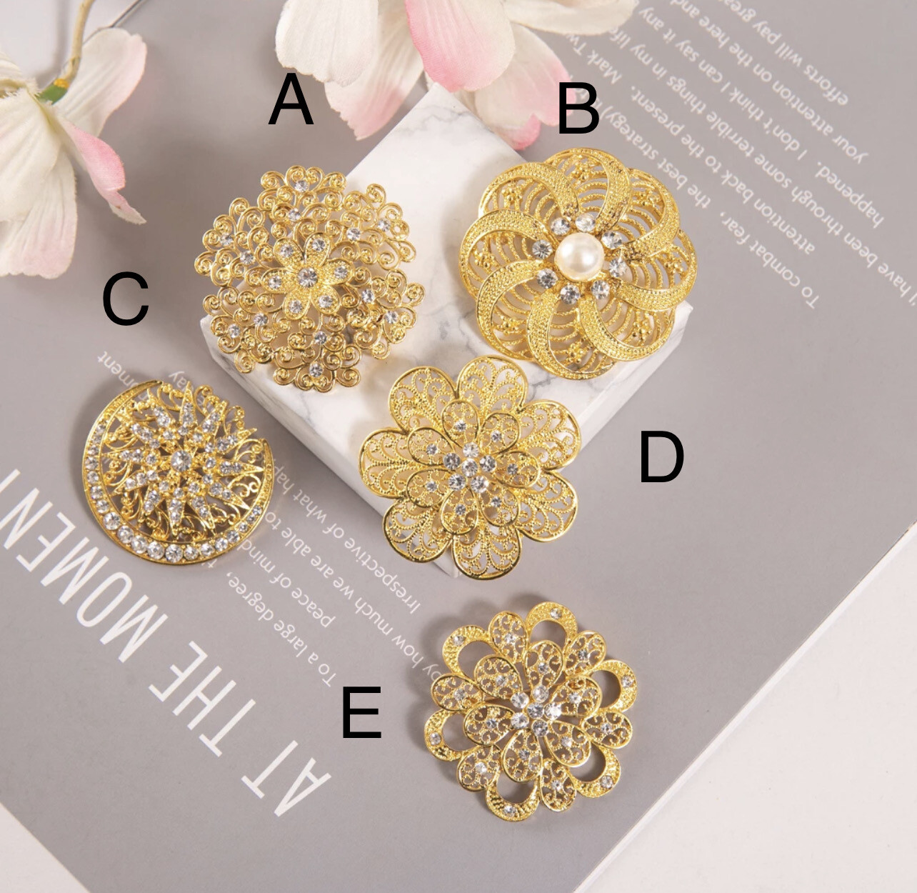 ￼high-quality Trandisional Kerongsang Dokoh Kebaya Hijab Brooch Kebaya Muslimah Pin Tudung/brooch pin 5pcs $10.00