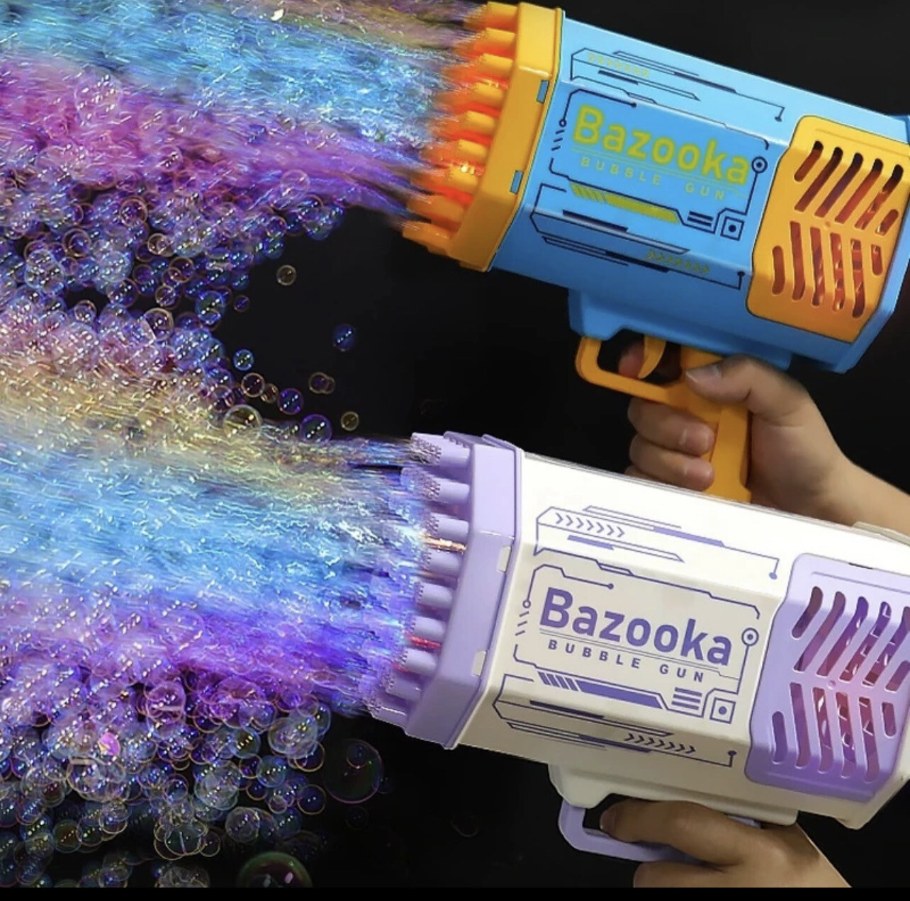 New Kids Gatling Bubble Gun Toys Summer Automatic Soap Water Bubble Machine For Children Toddlers Indoor Outdoor Wedding