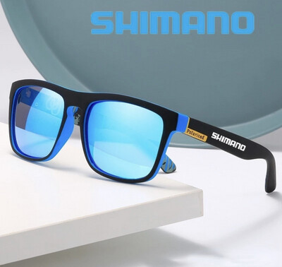 Shimano Polarized Sunglasses Men&#39;s Driving Camping Hiking Fishing Classic Sun Glasses Outdoor Sports UV400 Cycling Eyewear Bike + box 2pcs $10.00