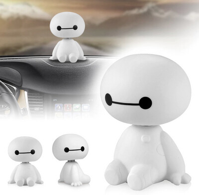 ￼Car Auto Shaking Head Baymax Doll Action Figures Toy Collectible Ornament Decor 3pcs $10.00