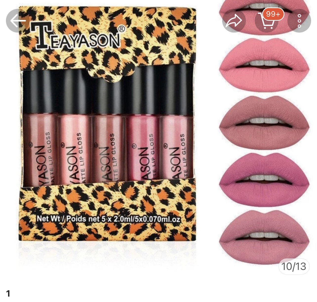 ￼5Pcs/Set Waterproof Lipstick Sexy Vampire Lip Stick Matte Velvet Lipsticks Lips Makeup Cosmetics Labiales Matte 2set $10.00