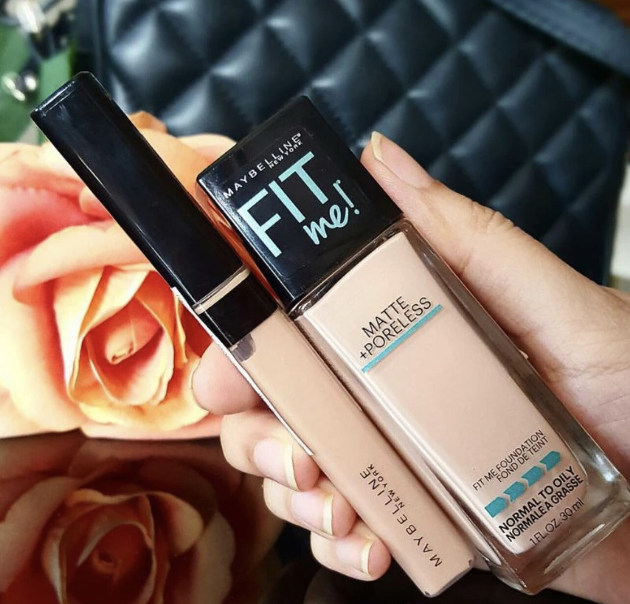 Maybelin Fitme 2in1 Set Get The Look ( Foundation + Concelar)