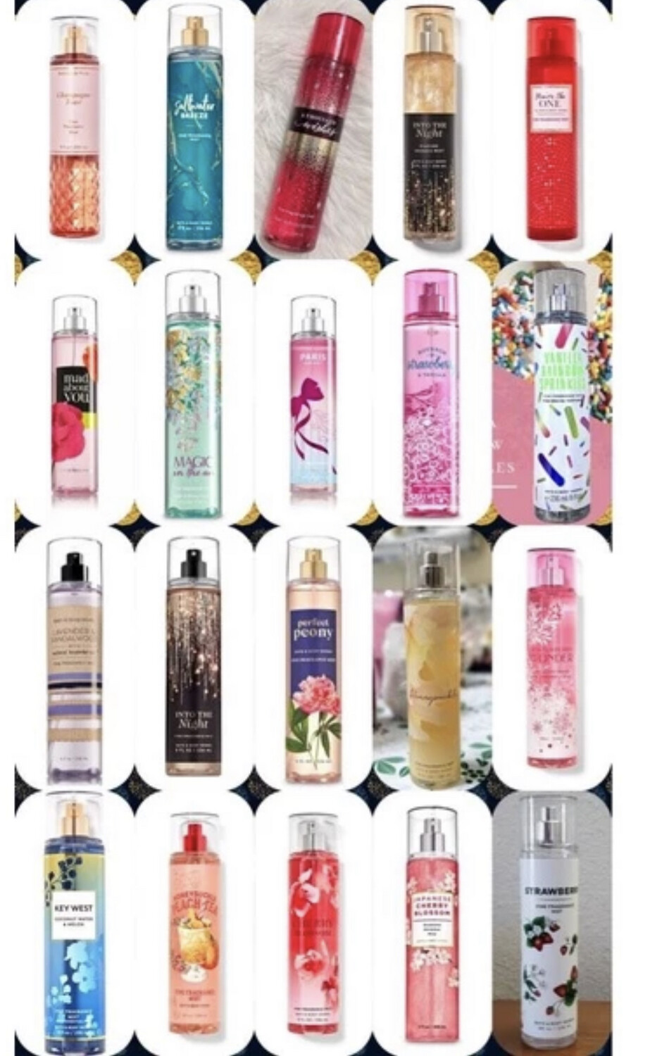 Bath &amp; Body Works Fine Fragrance Mist Collections 236ml