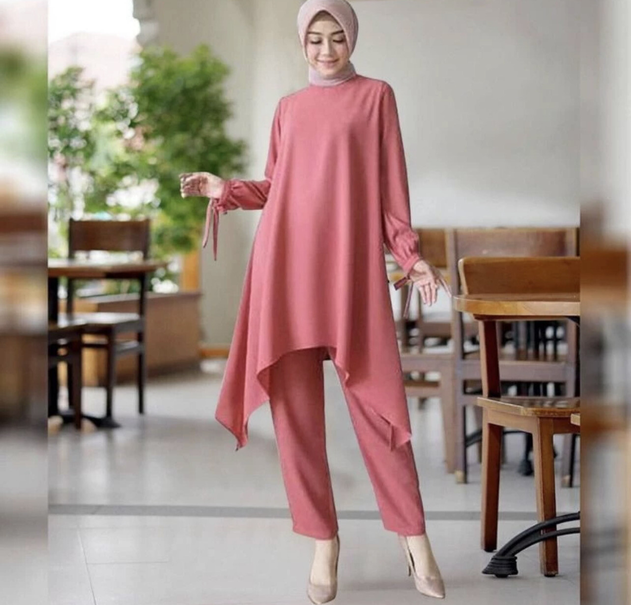💕[READY STOCK]💕CB_Shopreadystok NEW SET VIRAL 2in1 BAJU+SELUAR FASHION (POST TODAY) - Free Size