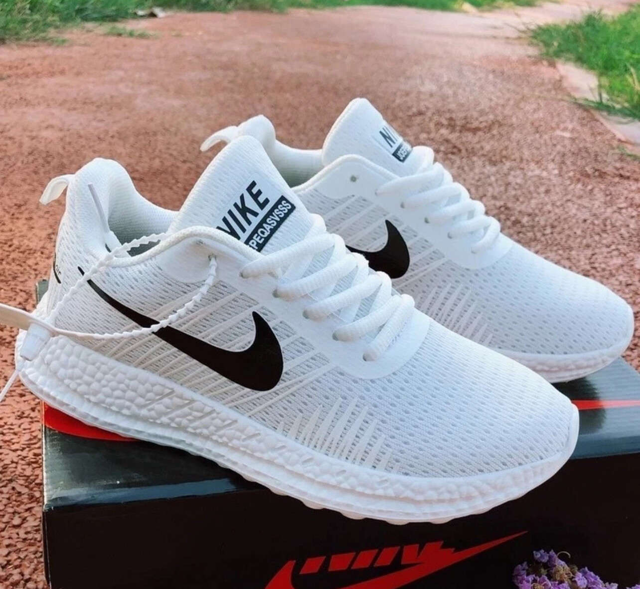 24h Send Flat sneakers men&#39;s women&#39;s sports double wear-resistant running shoes breathable kasut perempuan