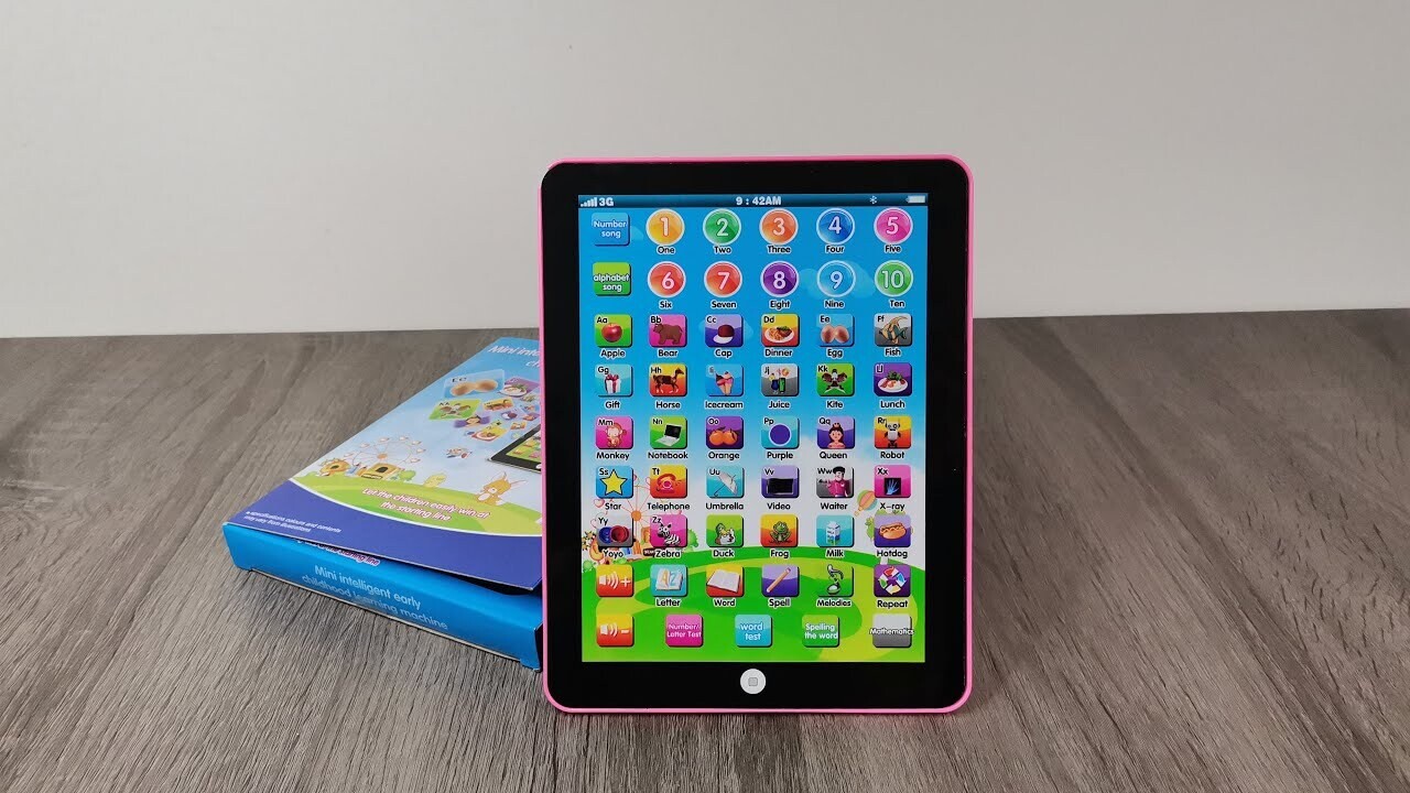 ￼Realeos Kids Tablet Learning Pad Laptop English Educational Toy R456 2pcs $10.00