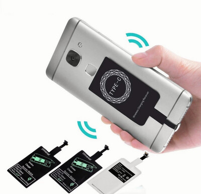 QI Wireless Charger Receiver Pad Kit For Androidn Micro USB Phone 5 6 6s 7 8 Type C Mobile Phone 2pcs $10.00