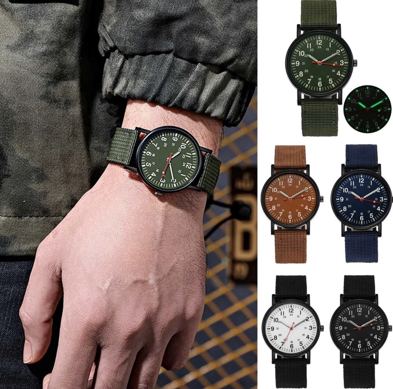 Luxury Design Men Watches Luminous Hand Wind  Alloy Men&#39;s Winner Watch 3pcs $10.00