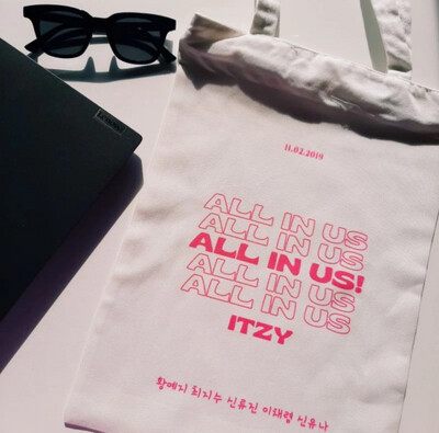 Tote Bag Canvas Kpop BTS BlackPink Twice NCT 127 Dream WayV Seventeen Stray Kids Itzy Aespa Enhypen Treasure Tote Bag USDJ 2pcs