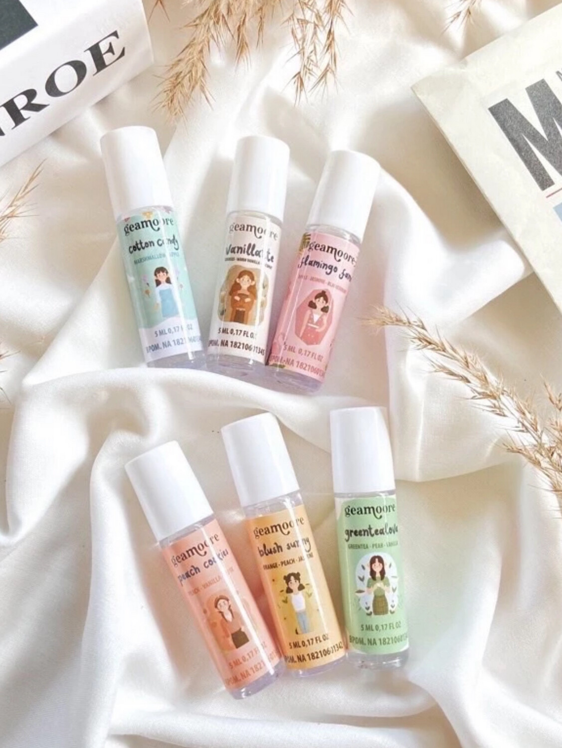 PARFUM GEAMOORE ROLL ON NON ALKOHOL BPOM 5Bottle