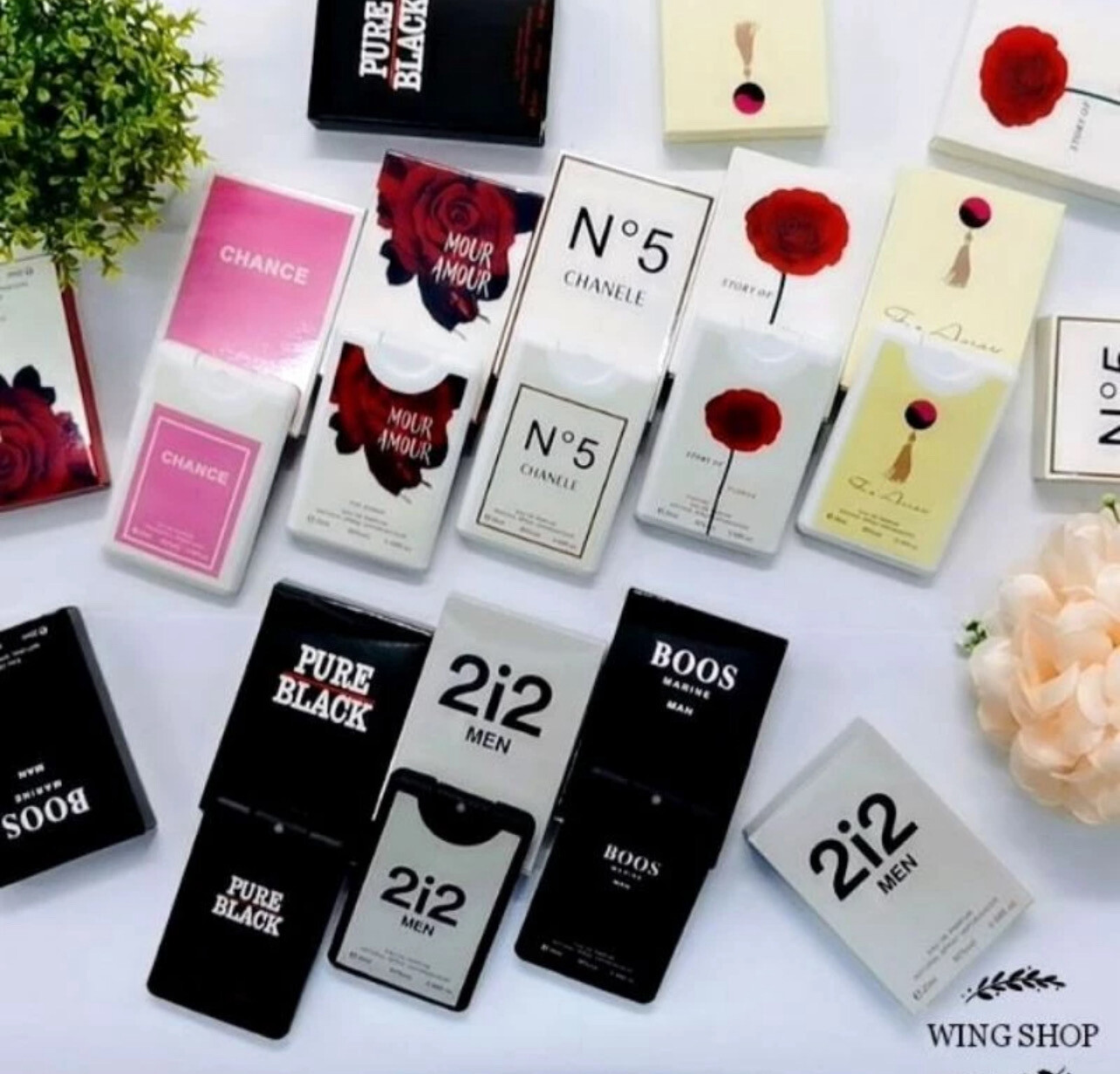 20ML Pocket Perfume Travel Size Purse Perfume Mini Perfume Women Perfume Tester Minyak Wangi Kecil Fragrance Perfume 6pcs