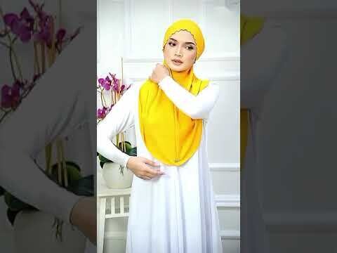 Khimar Sulam CEY Crepe | Tudung Sarung Sulam 2pcs