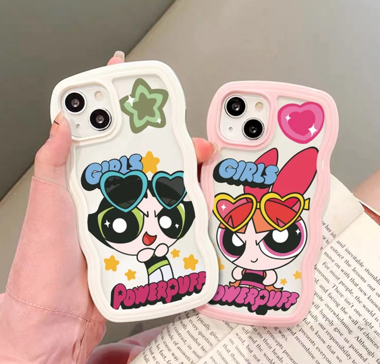 ￼Suntaiho for iPhone 14 casing Fashion and creative cute love policewoman wave frame soft case iPhone 14 Pro 13 PROMAX 13 Pro XR XS Max iPhone Case(💋Mix Buy 3pcs)