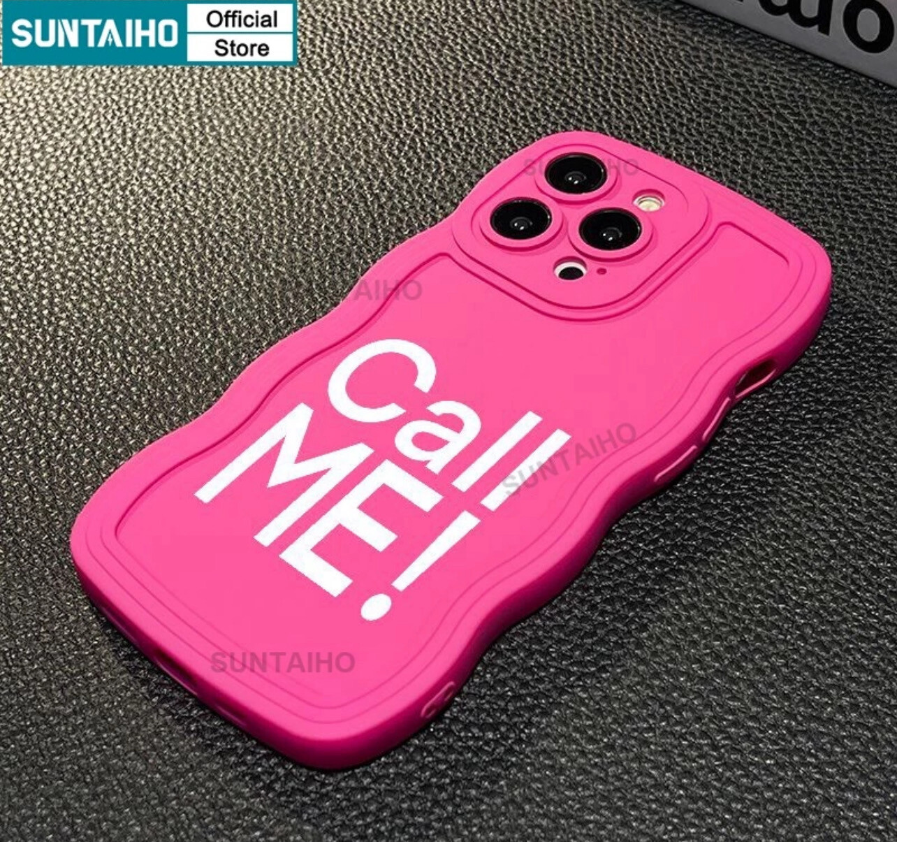 ￼Suntaiho Rose Red Wave Soft Case IPhone 7 Plus 8 Plus X XS XR XS Max 11 13 12 14 Pro Max 14 Pro 12 Full coverage protection high-quality phone case(💋Mix Buy 3pcs)