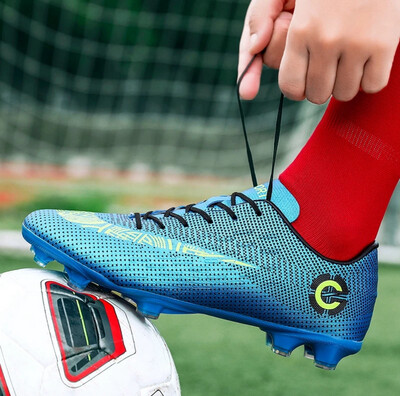 【Size32-44】Professional Men Football Shoes Kids Training Shoes Boots Kasut Bola