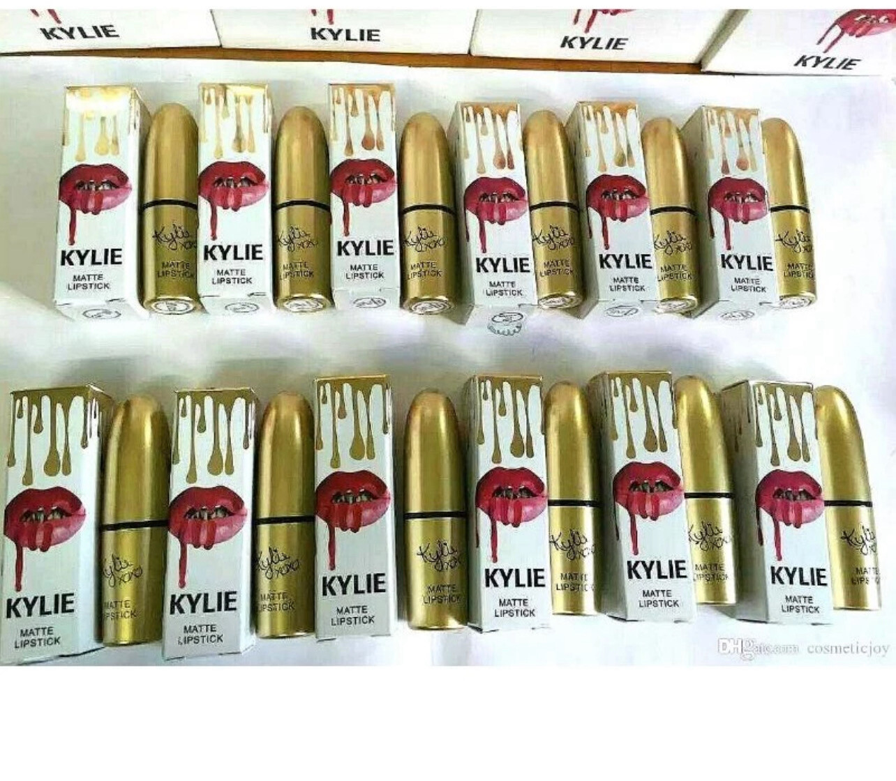 KYLIE Matte Lipsticks Moisturizing Kylie Gold Matte Lipstick Kylie Lipstick 4pcs
