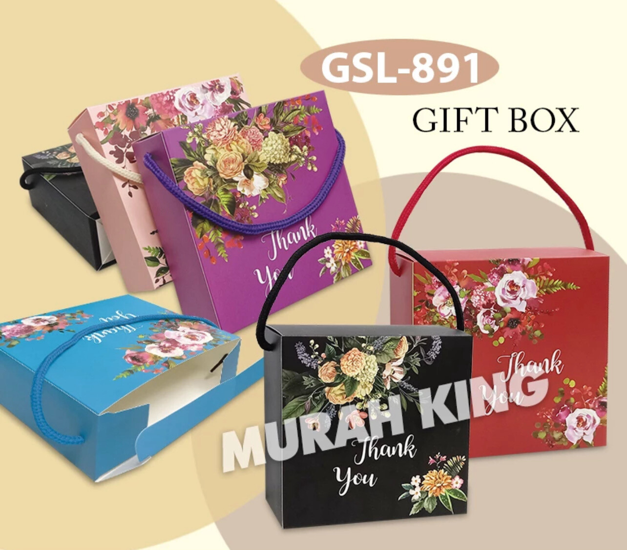 ￼Kotak bahulu kemboja10pcs DOORGIFT BOX  KOTAK BAHULU  BAHULU BOX 12.5x12.5x5cm kotak kertas hadiah Kotak Kahwin 30pcs