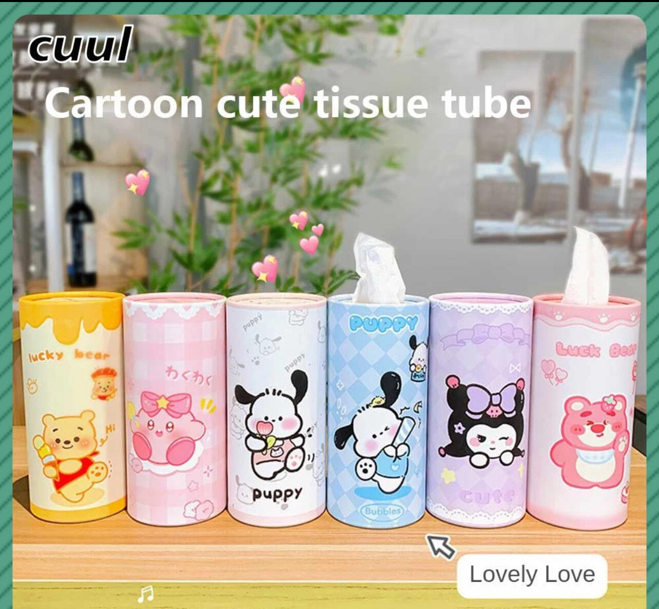 in stock Tissue Container Cartoon Cute And Creative Car Tissue Box Pumping Paper Tube Car Household Tissue Tube Round Pumping Paper Tube Car Supplies cod 3pcs