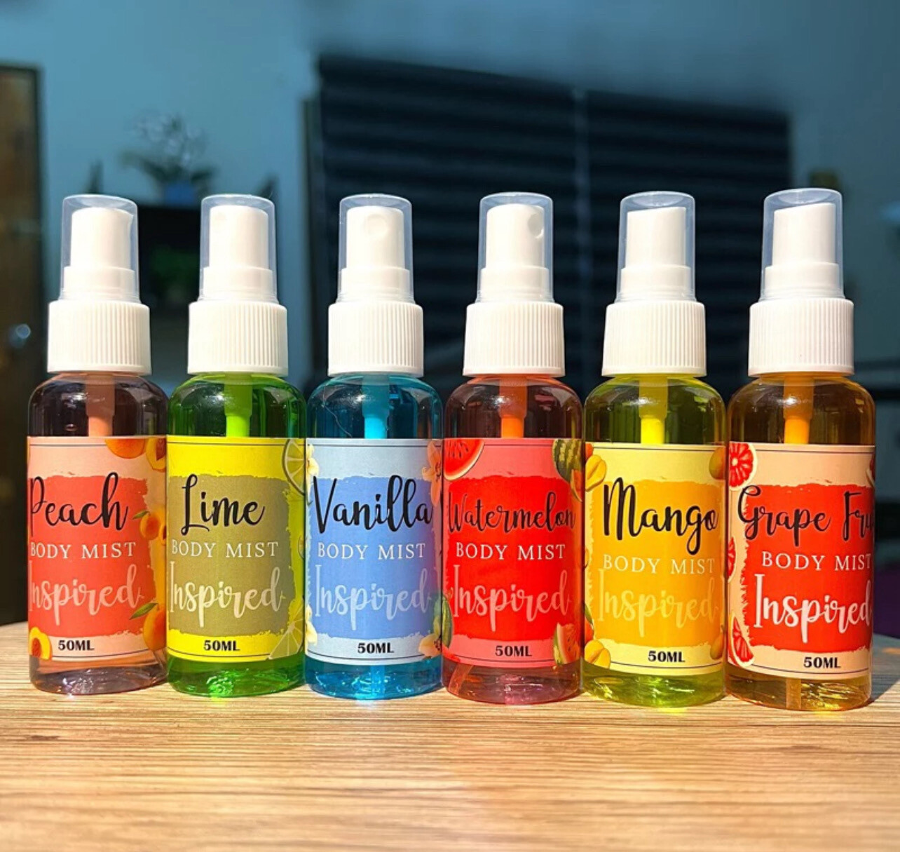 Fruity Women Fragrance Body Mist Long Lasting 50 ML 5btl