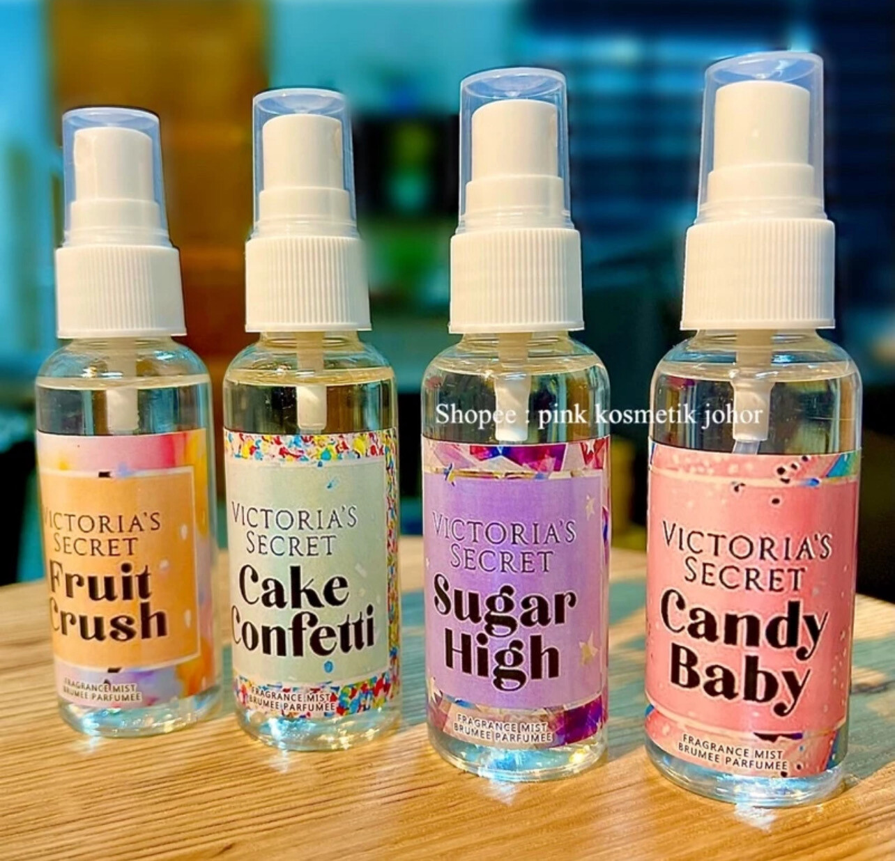 V.Secret Fix Body Mist Perfume 50ml Body Mist Travel Size 5btl