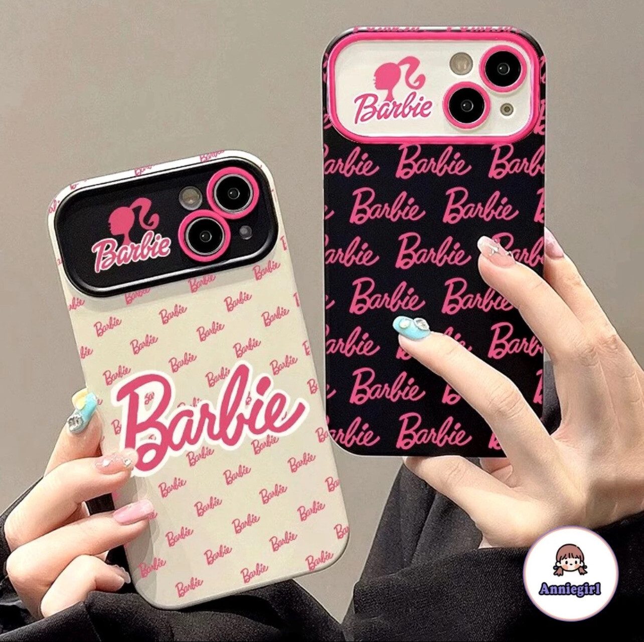 Lovely Pink Barbie Princess Iphone Case Compatible for IPhone 11 14 Pro Max 13 Pro Max 12 IPhone X XS XS Max XR 7 8 Plus Soft TPU Back Cellphone Cover (❤️ Mix Buy 4pcs )
