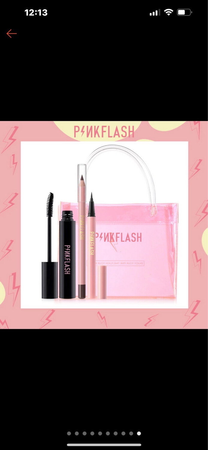 PINKFLASH Makeup Beauty Set The Hottest makeup Set—— PinkGirl Set &amp; Barbie Eyes Makeup Set 2set Cosmetic + 2bag