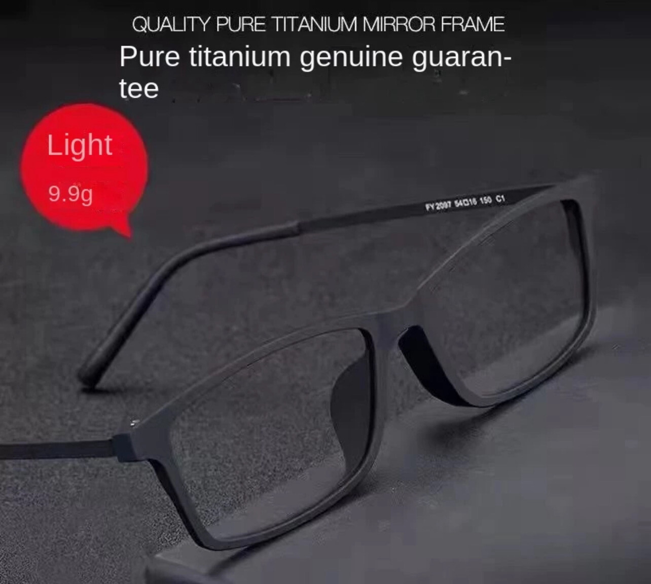 Pure Titanium Reading Glasses Imported from Germany High-Definition Anti-Blue Light Ultra-Light Middle-