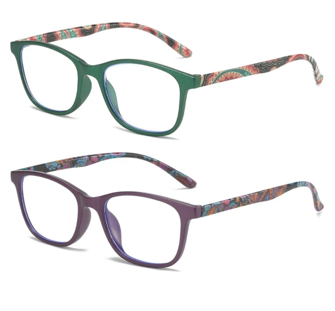 TY137 Plastic Anti-blue Light 1pc Full Frame Fashion FDA Men and Women Universal 1.0 1.5 2.0 2.5 3.0 3.5 4.0 Reading Glasses (🌹 Mix Buy 2pcs)