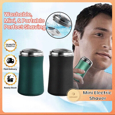 ￼Waterproof Electric Razor Mini Electric Shaver USB Charging Portable Electric Razor Pocket Size Hair Cutting Machine Bea