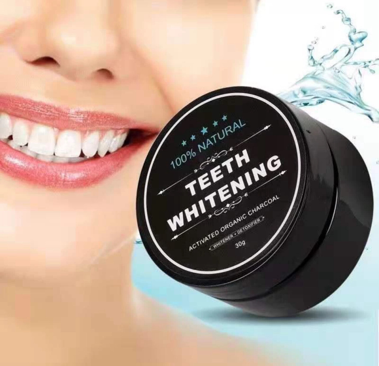 ￼[MALAYSIA READY STOCK] The Beauty Street 30g Teeth Whitening Powder Organic Pemutih Ubat Gigi Arang Charcoal Tooth Paste 4pcs