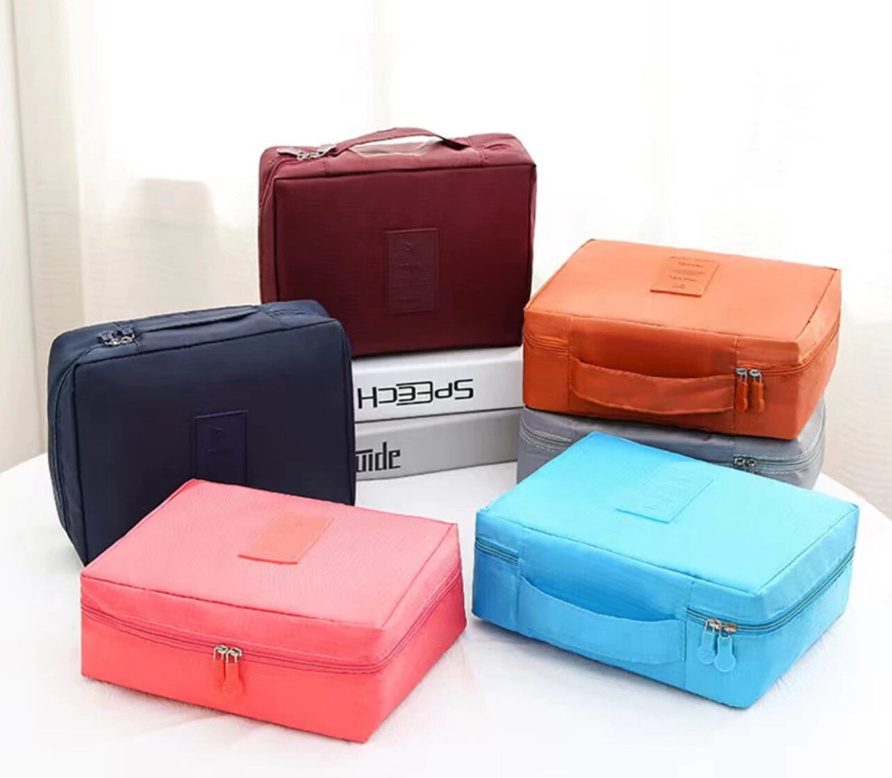 ￼[MALAYSIA READY STOCK] The Beauty Street Travel Multipouch With Multiple Storage Travel Bag 3pcs