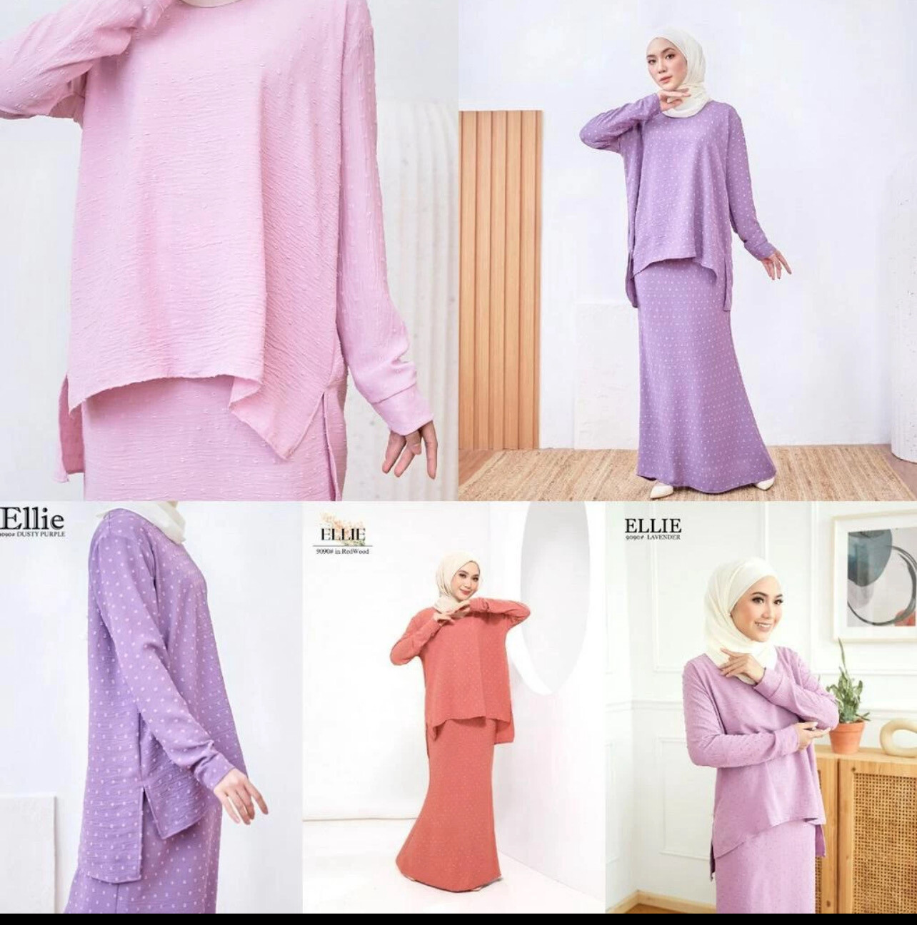 Hot Selling🔥 ReadyStock ELLIE Set Blouse And Skirt🔥
