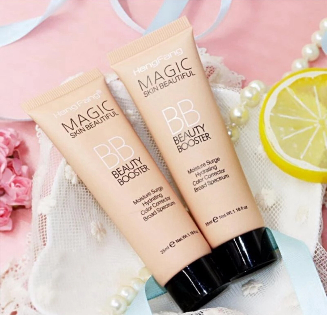 ￼Face Brighten Base Foundation BB Cream Facial Long Lasting Waterproof Concealer Moisturizing Makeup 5pcs