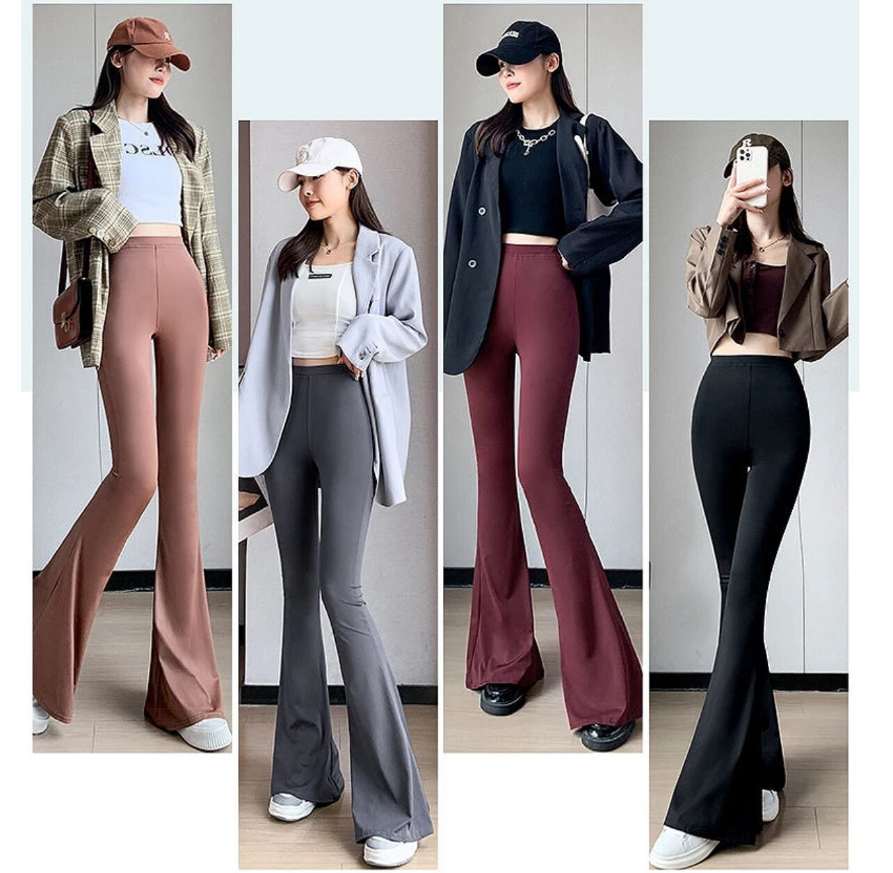 ￼READY STOCK💝GRIMO Filasti Long Pant Women&#39;s Legging Trousers Cotton Bottoms Woman Pants Seluar Panjang Perempuan fc11826