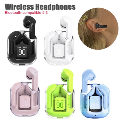 ￼TZUZL TWS Wireless Earphone Bluetooth 5.3 Headphones Sport Gaming Headsets Noise Reduction Earbuds Bass Touch Control