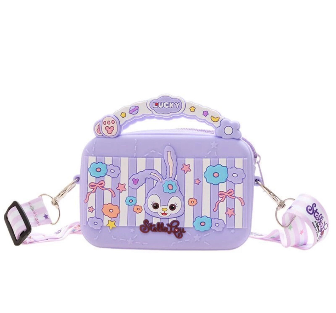New Small Shoulder Bag Girls Kawaii Coin Purse Children My Melody Stella Lou Stitch Coin Purse Baby Children Messenger Bag Toddler Purse