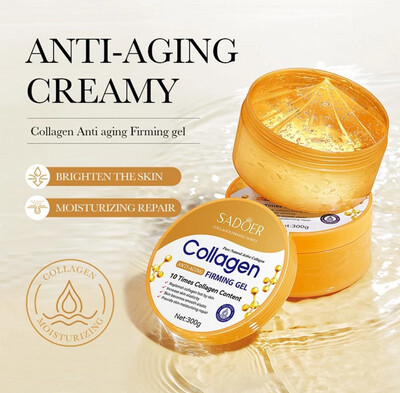 ￼ROREC SADOER Collagen Anti-Aging Firming Gel Moisturizing Brightening Hydrating Skin Care Gel 300g 3pcs