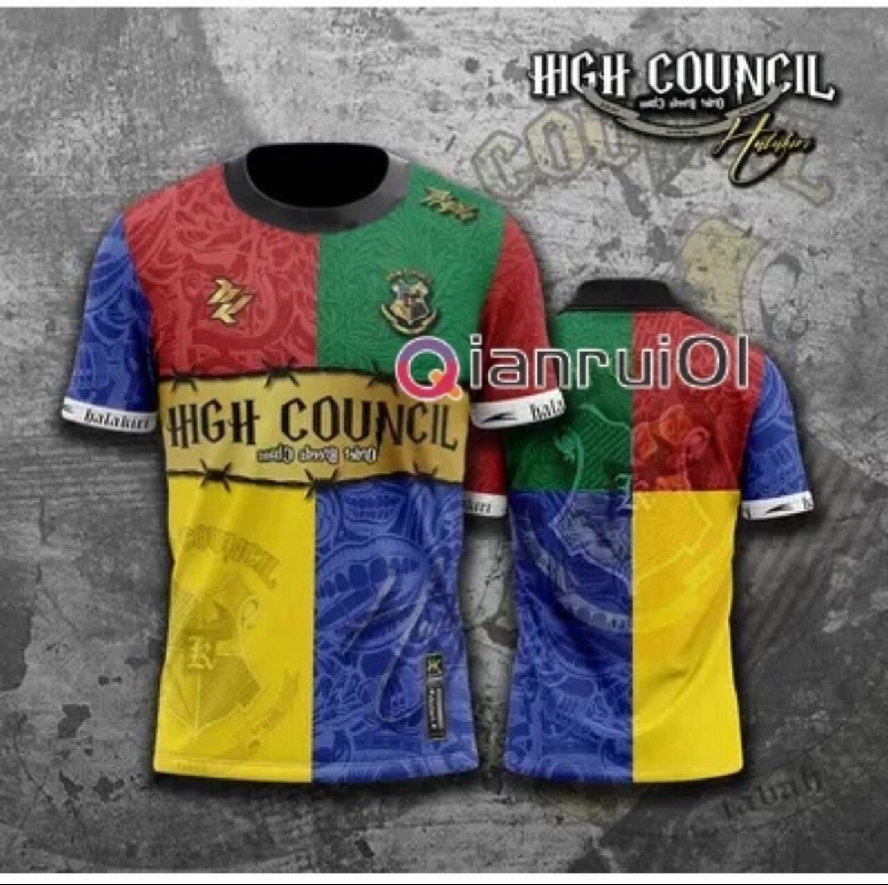 🎨🎨RETRO COLLAR HIGH COUNCIL RED HC BLACK VOLUME 1 🎨🎨READY STOCK Baju Raya 2023 Baju Jersey Viral Tiktok 2023