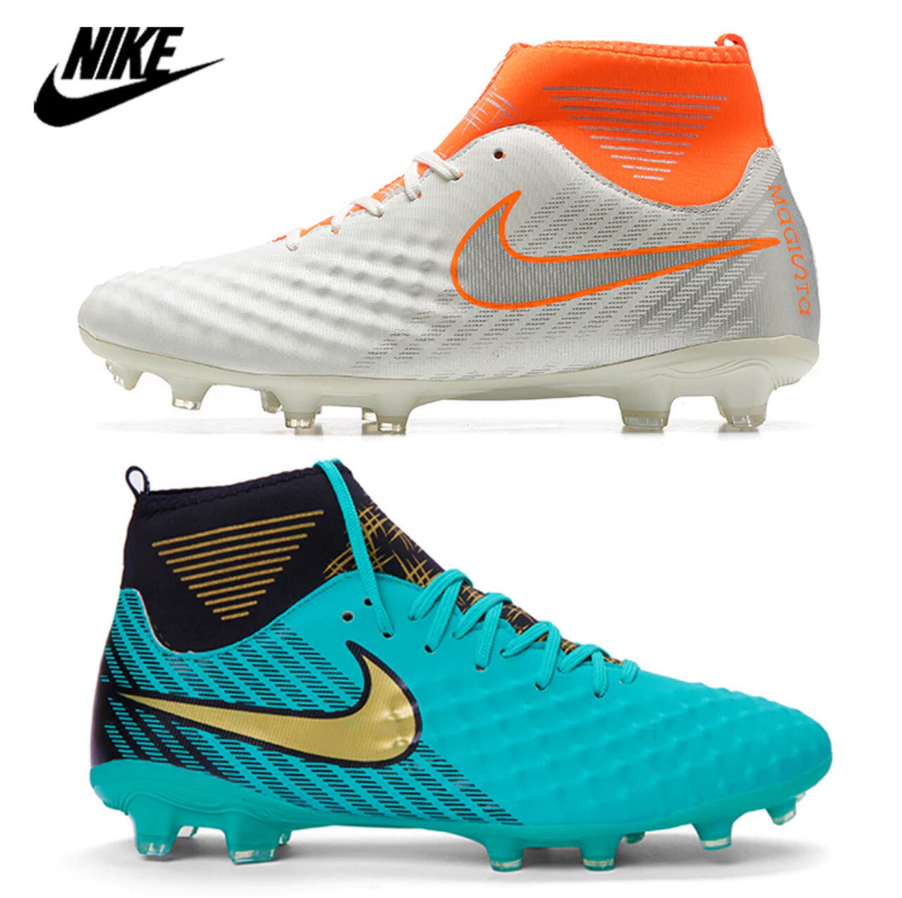 Nike_kasut bola murah Outdoor Turf Indoor Non-slip Wearable Training Soccer Shoes