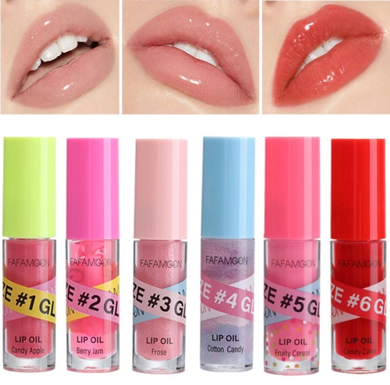 ￼High-end 8 Colors Pearlescent Mirror Lip Glaze Moisturizing Thin Flash Liquid Lipstick Women Long-lasting No-stick Cup Waterproof Cosmetics 5pcs