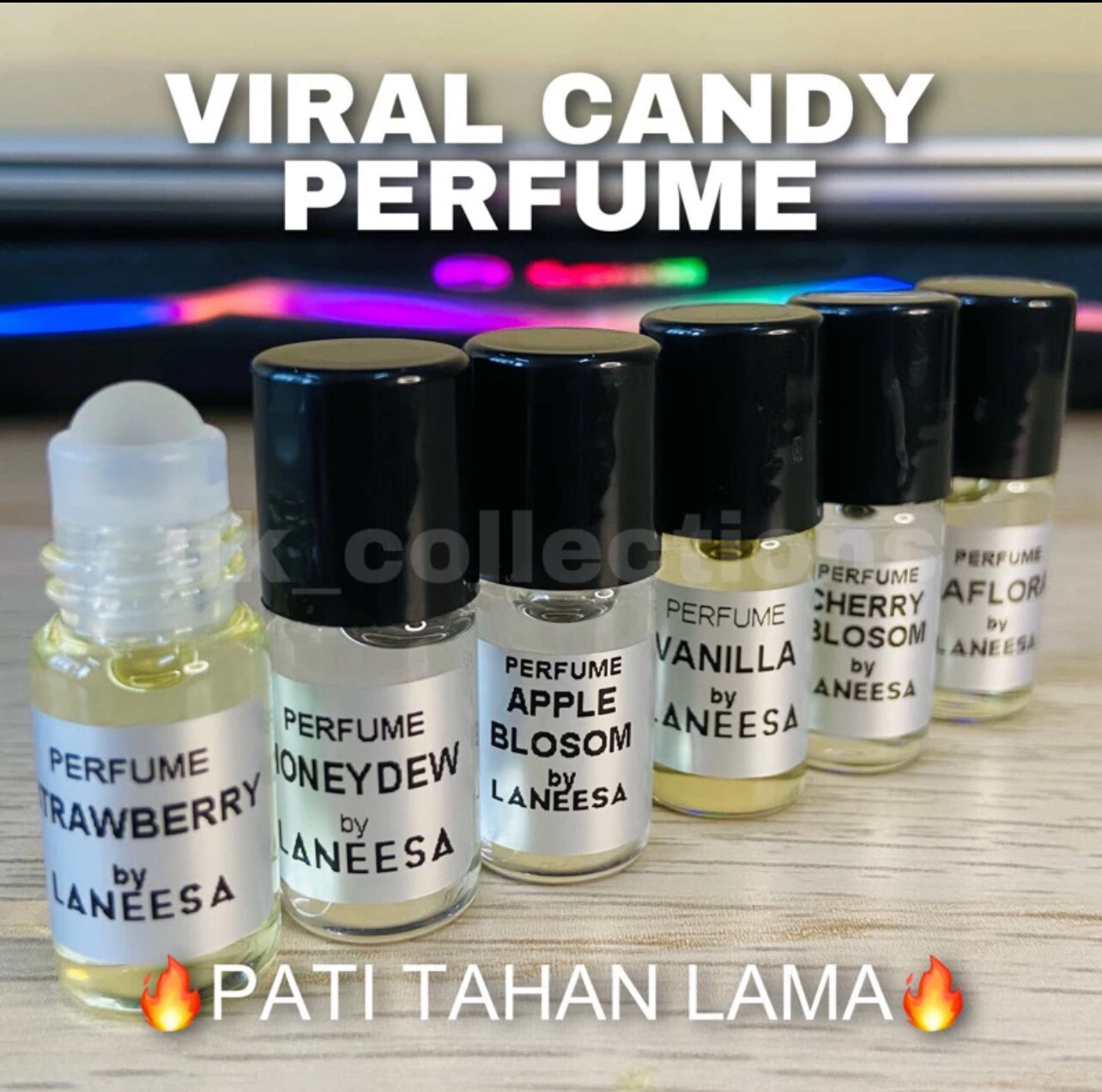 2ML CANDY PERFUME WOMEN / MEN ROLL ON PERFUME GIFT PERFUME PATI LONG LASTING 15botol