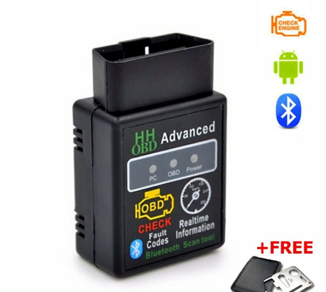 ￼NEW ELM327 OBD ADVANCED ELM Bluetooth OBD2 Scanner CAR Diagnostic