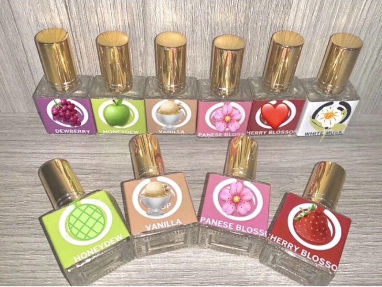 Perfume perempuan Bod Shop high Quality tahan lama 5bottle