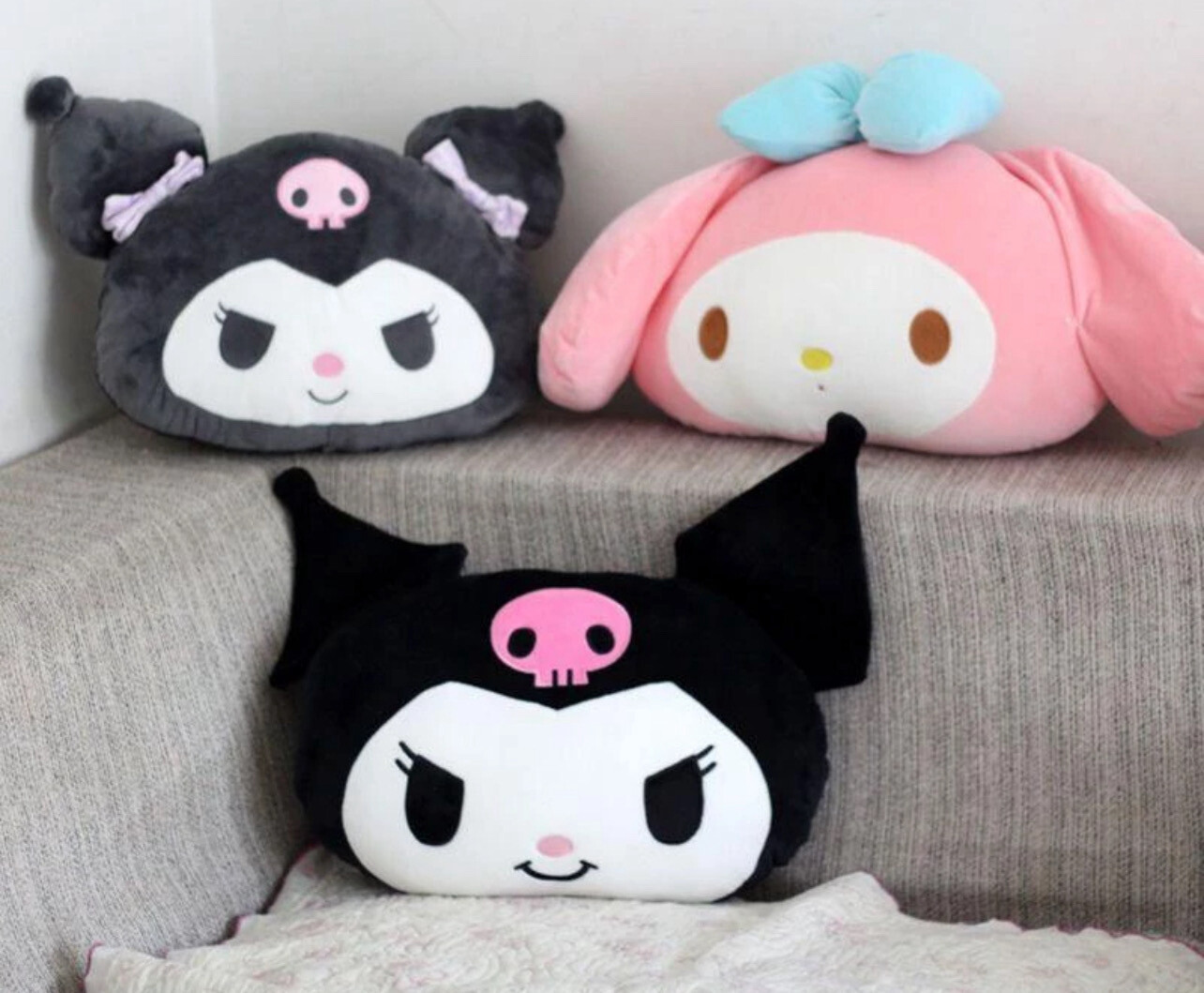 Kuromi doll plush doll decoration kuromi pillow doll peripheral toys Melody birthday gift Dinosaur Plush Toys Pillow Plushie Stuffed toys Best gifts