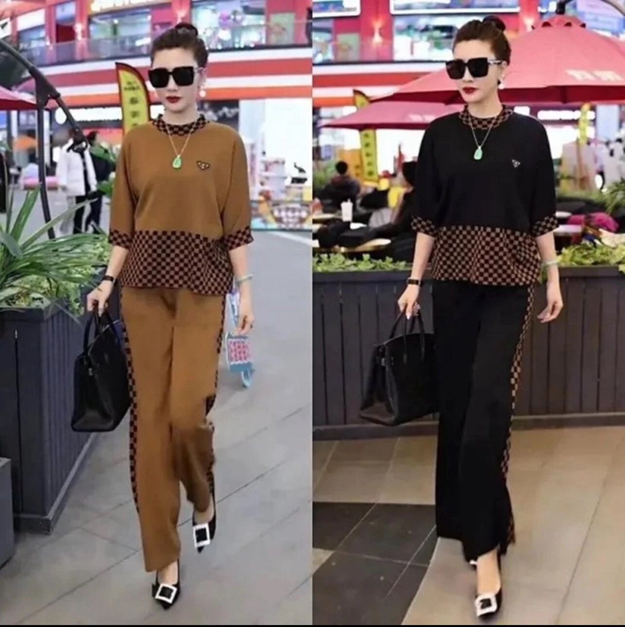 Women Suit Set Casual Long Sleeve Tops + Long Pants Fashion Wear Ladies Clothing Two-piece Set Outfits Tracksuit Female