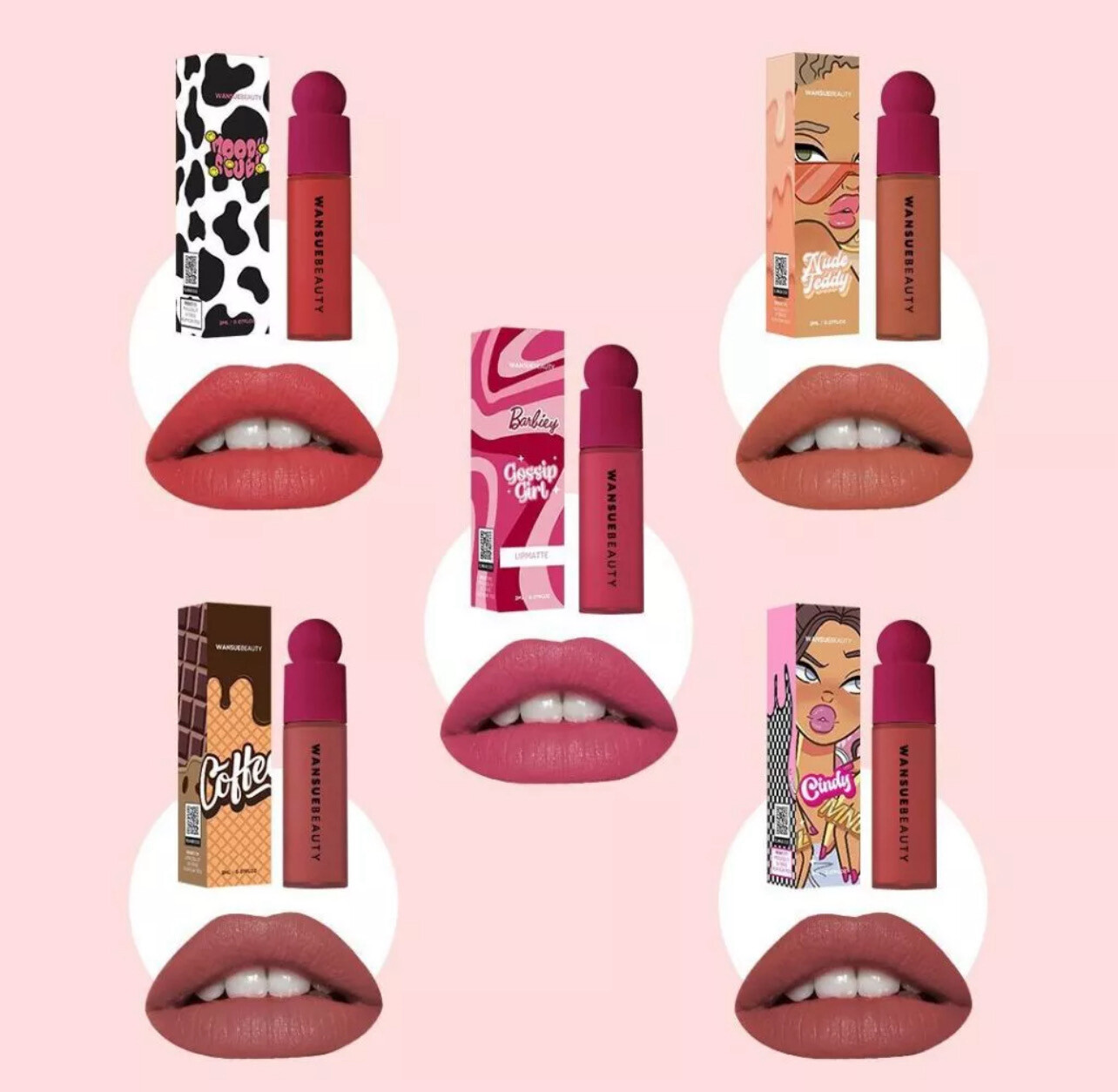 WANSUE BEAUTY LIP MATTE  2ML VIRAL 2pcs