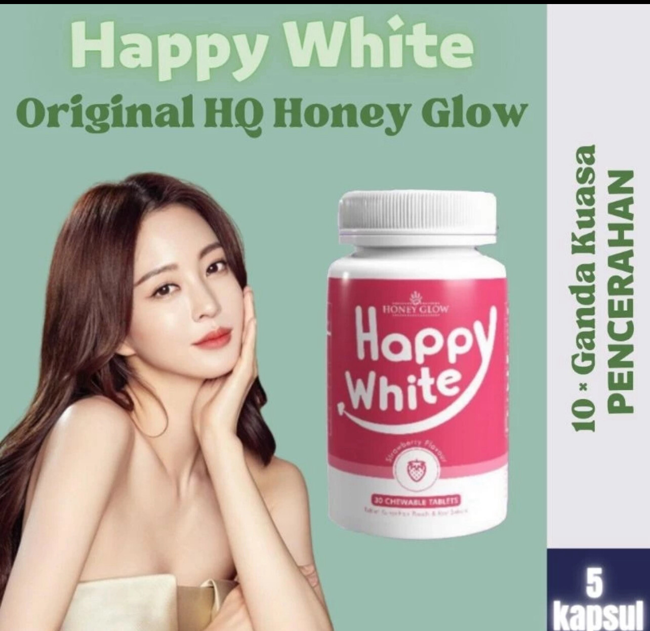 UBAT PUTIH SELURUH BADAN LULUS KKM HAPPY WHITE HONEY GLOW